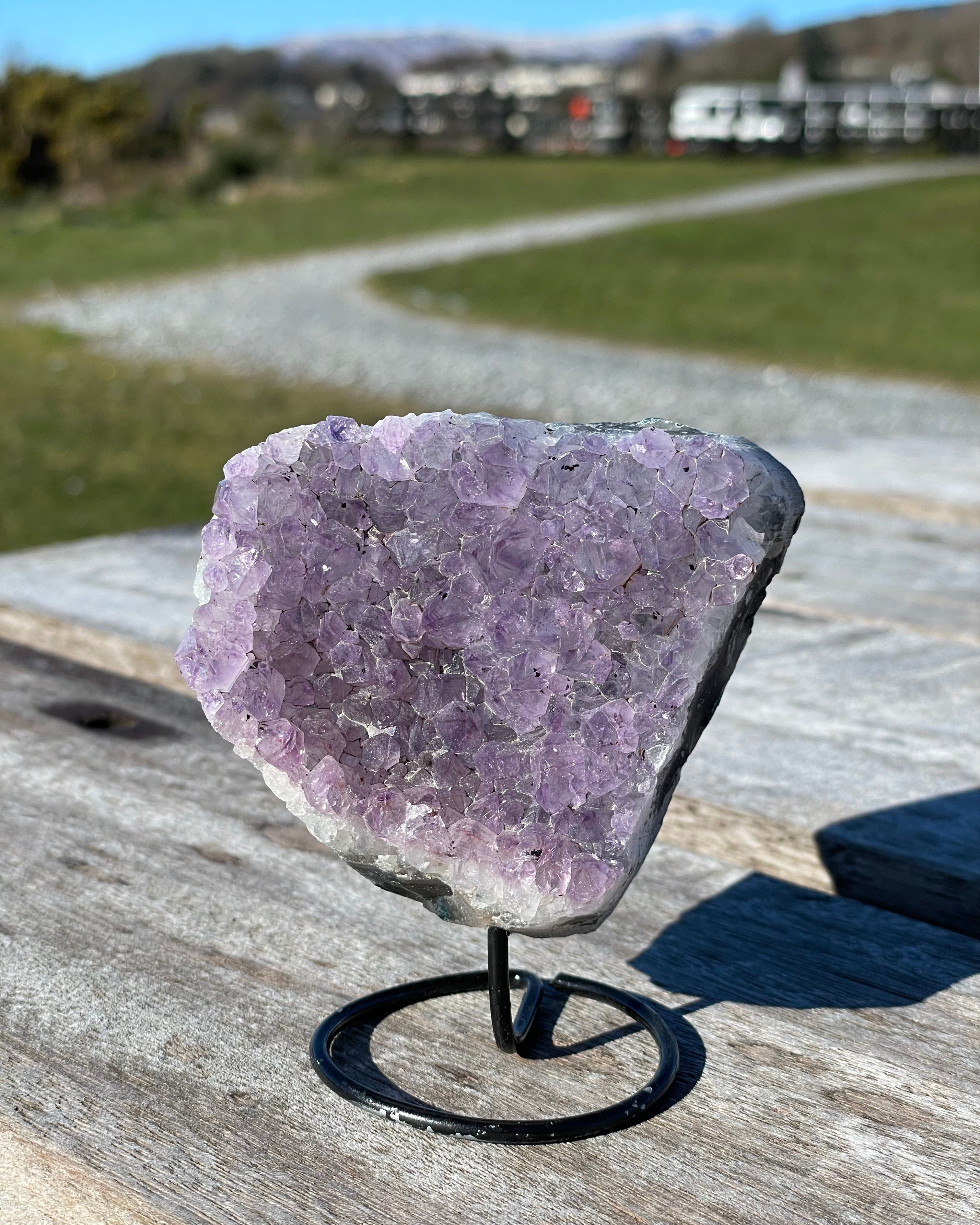 Amethyst Crystal on Stand